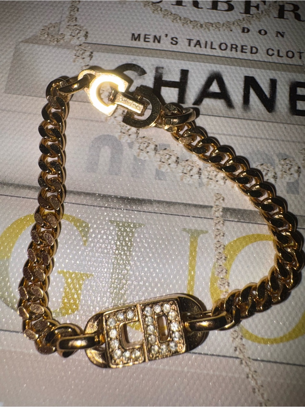 Christian Dior Gold Toned Bracelet - Picture 2 of 3